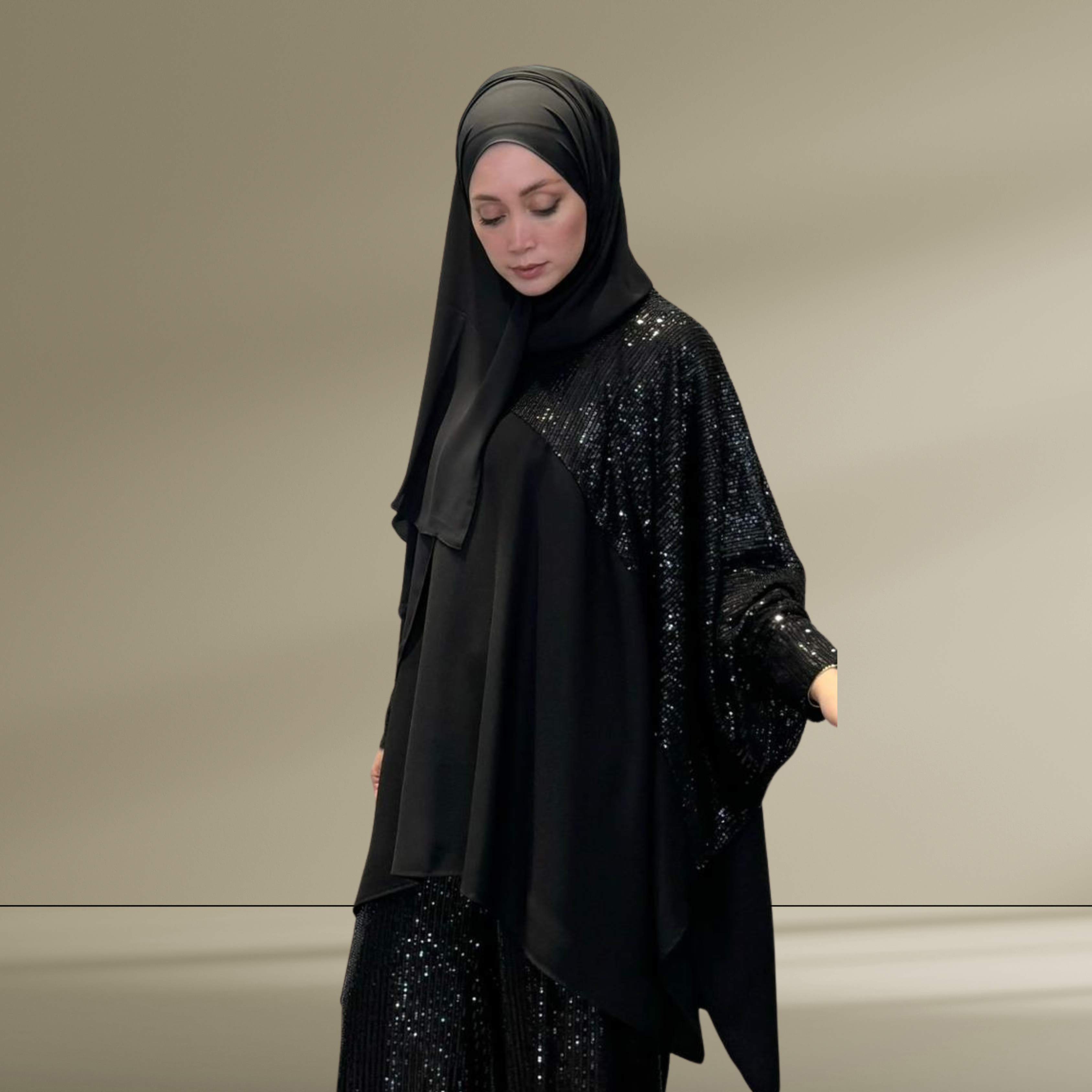 Siyah Payetli Takım