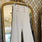 Beyaz Korsajlı Pantolon