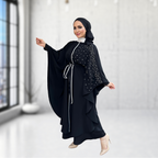 Swarovski Detaylı Siyah Kap