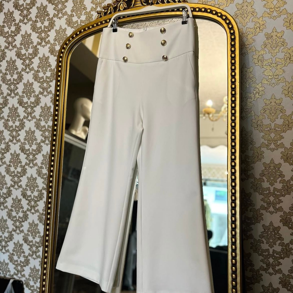 Beyaz Korsajlı Pantolon