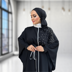 Swarovski Detaylı Siyah Kap