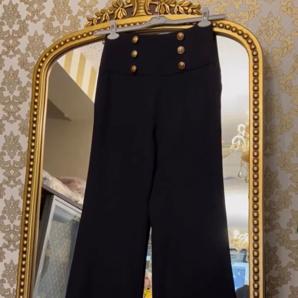 Siyah Korsajlı Pantolon