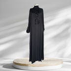 Siyah Para Para Abiye Elbise