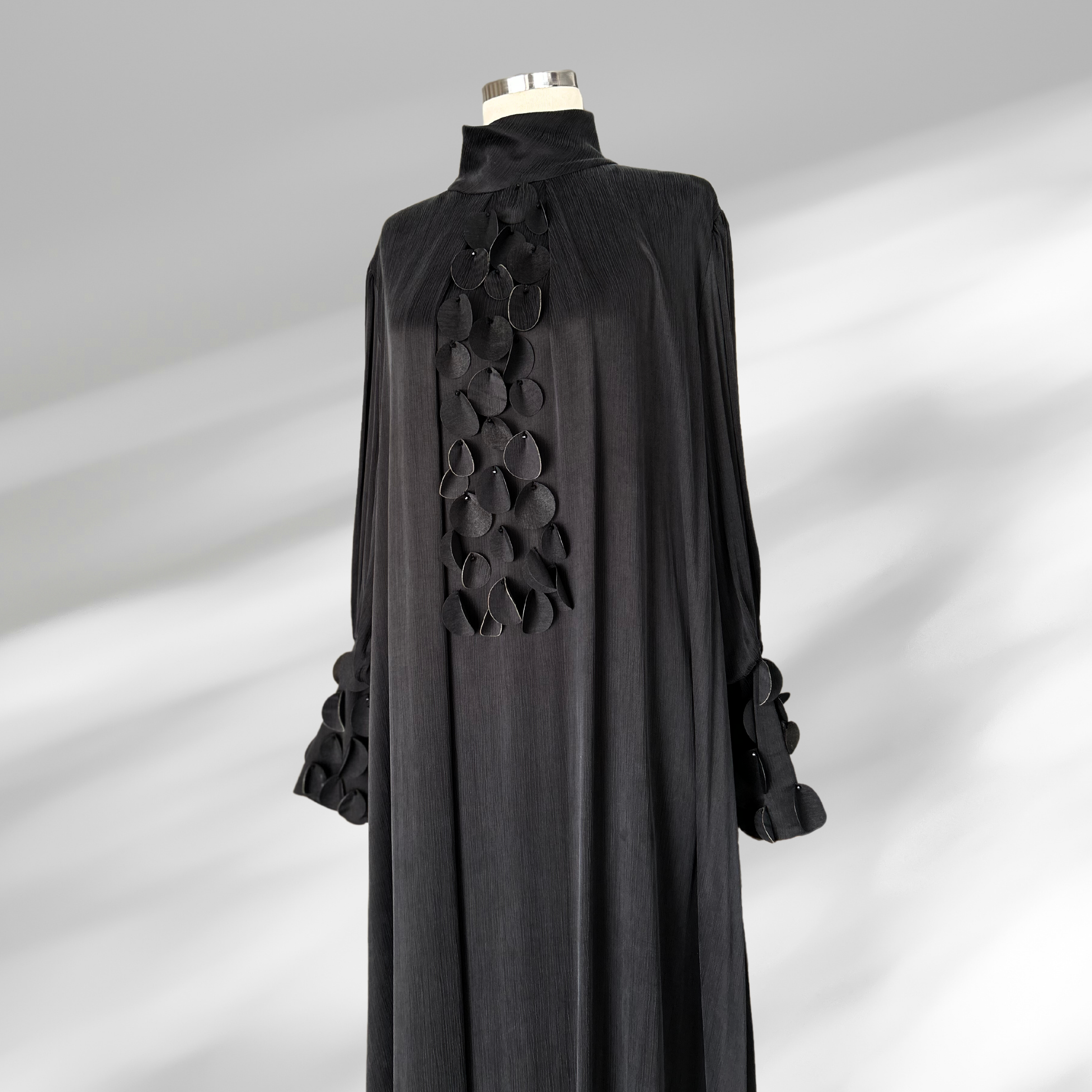 Siyah Para Para Abiye Elbise