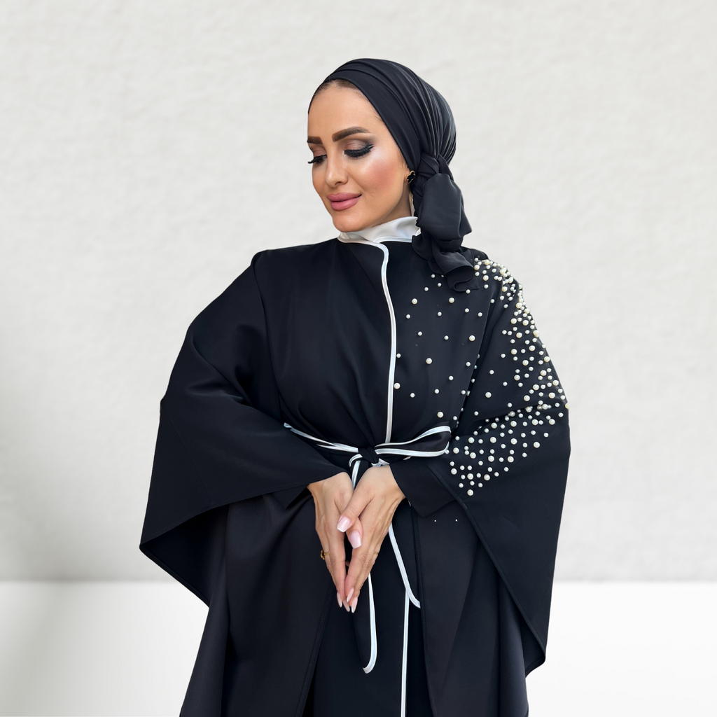 Beyaz İnci Detaylı Kap