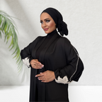 İnci Detaylı Ferace