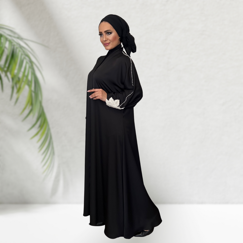 İnci Detaylı Ferace