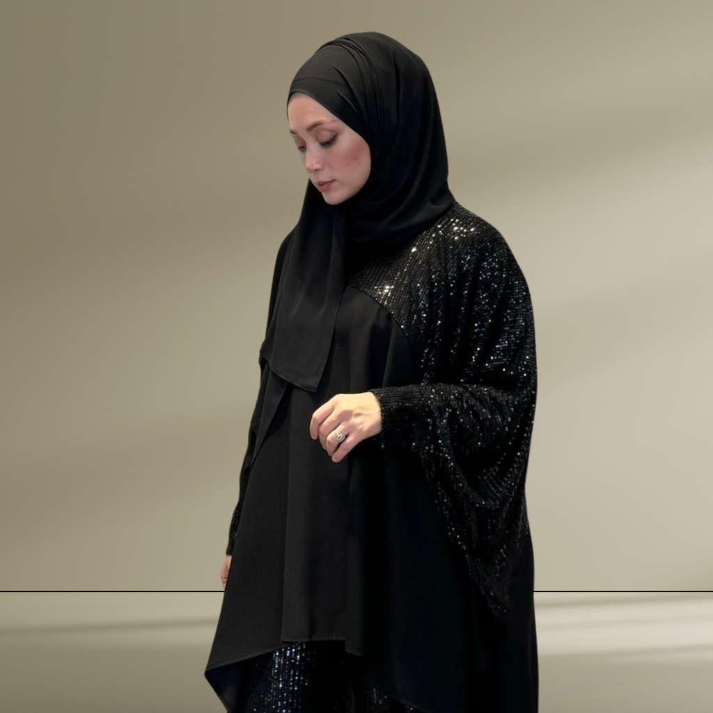 Siyah Payetli Takım