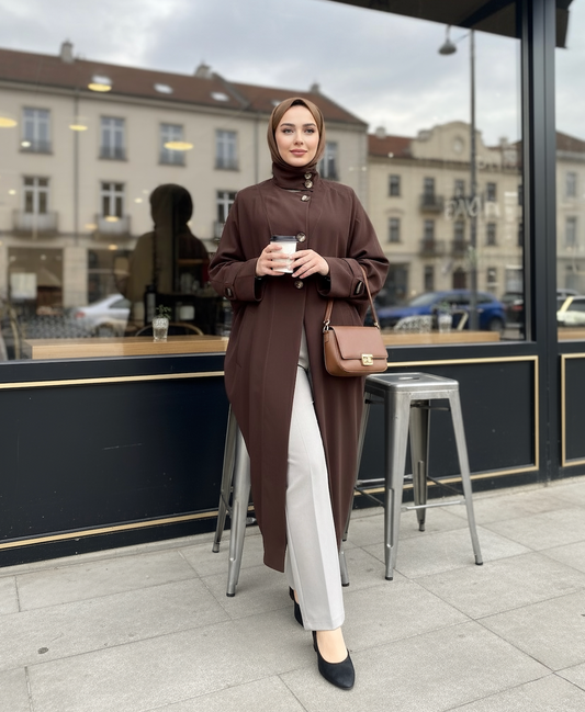 Kahverengi Trençkot