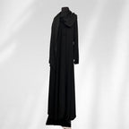 Dönen Yaka Siyah Elbise