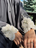 İnci Detaylı Ferace